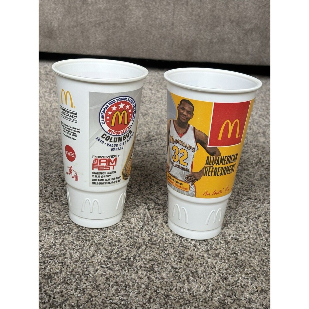2010 LEBRON JAMES McDonald's All American Basketball Columbus Souvenir Cup